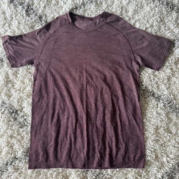 lululemon athletica Other - Lululemon Metal Vent Tech Short Sleeve Black Cherry / Black Cherry
